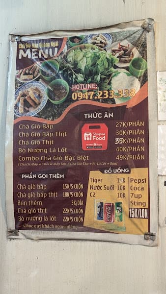 Hình ảnh Quán Ăn Chả Giò Bắp HOÀNG KIM - Quảng Ngãi - 3