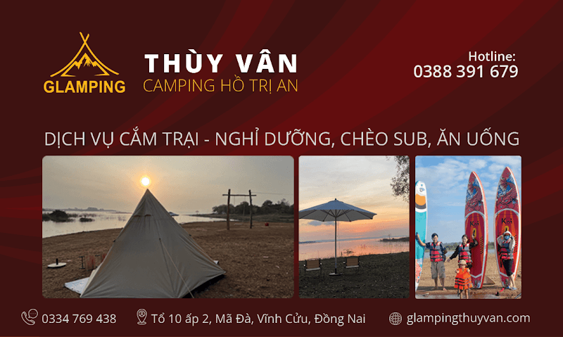 Hình ảnh Camping Thuỳ Vân Hồ Trị An - 3