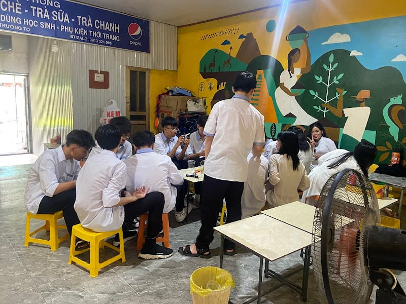 Trà sữa ăn vặt A Hồng