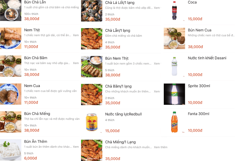 Hình ảnh Quán Bún Chả An Nguyên 112 B2 Vĩnh Hồ - 4