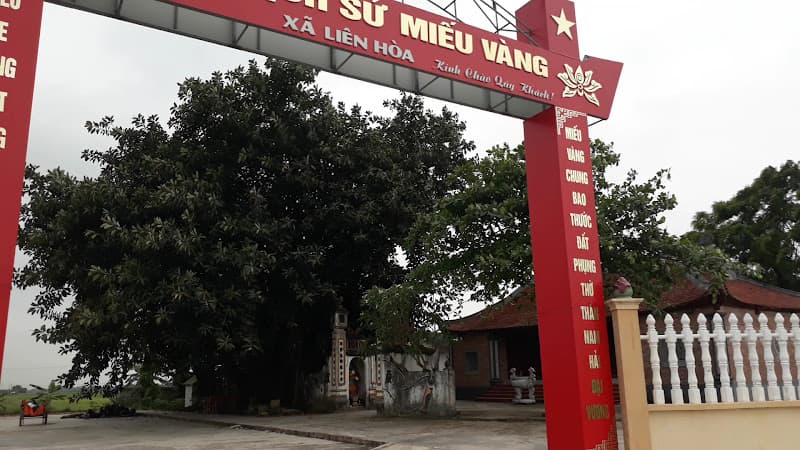 Ảnh bìa Di tích Lịch Sử Miếu Vàng