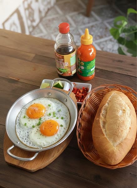 Hình ảnh Bánh mì Xíu mại Ốp la Cơm chiên - 4