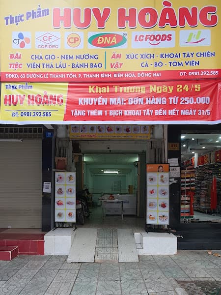 Cửa Hàng Thực Phẩm Huy Hoàng (CN 1) Cá Viên - Xúc Xích - Xiên Que - Thả Lẩu - Tokbokki