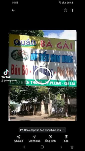 Hình ảnh Bún bò bà gái 11 tô hiến thành pleiku gia lai - 4