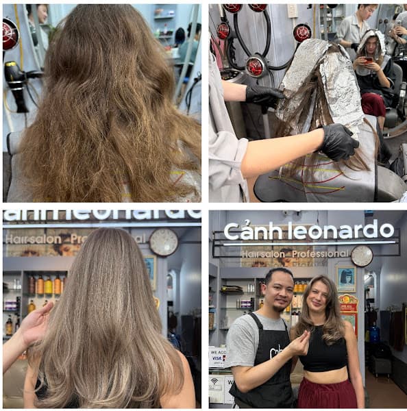 Hình ảnh HAIR SALON CẢNH LEONARDO Hà Nội phố cổ Perm. Hair Cut & color - 4