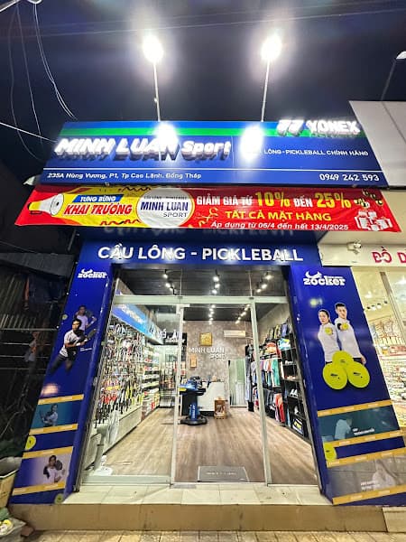 MINH LUAN SPORT - Cửa hàng chuyên cung cấp dụng cụ cầu lông và pickleball chính hãng