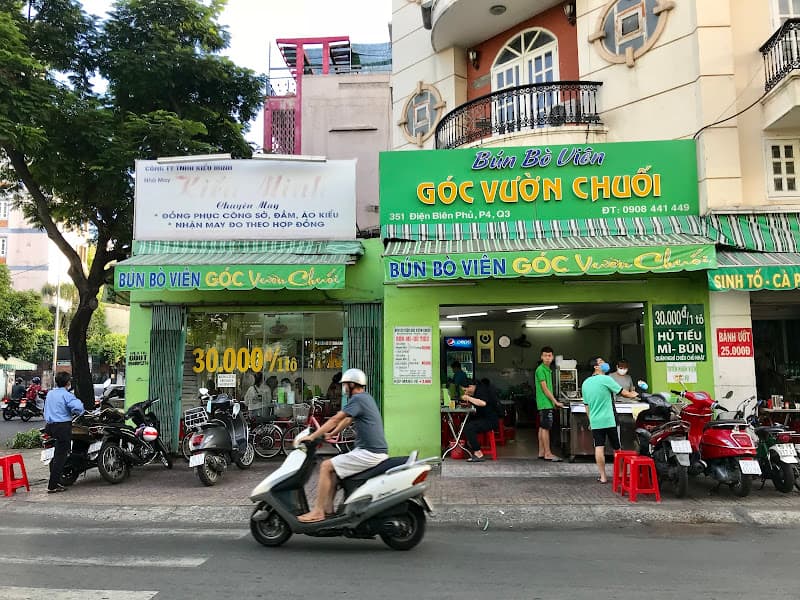 Bún bò viên Góc Vườn Chuối