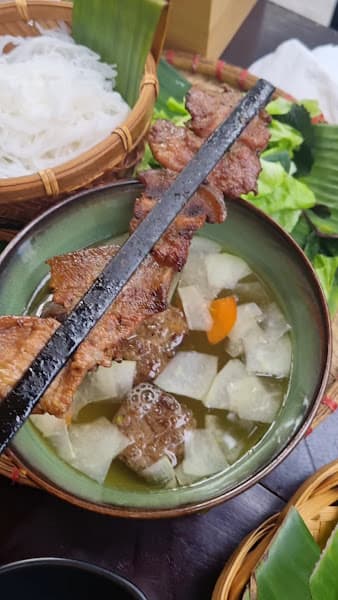 Hình ảnh Bún chả CỘI phố cổ: Hanoi Specialty food & Vegetarian food - 5