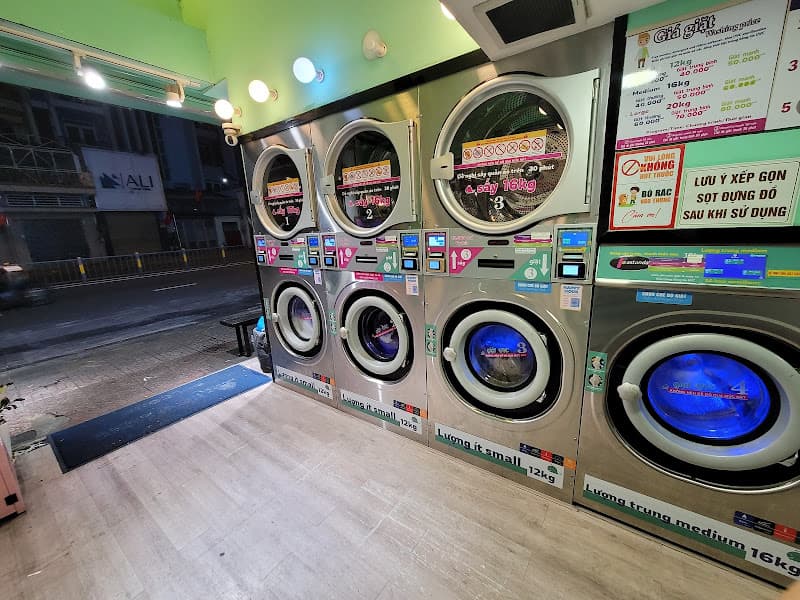 Jet wash coin laundry GIẶT SẤY TỰ ĐỘNG 24H