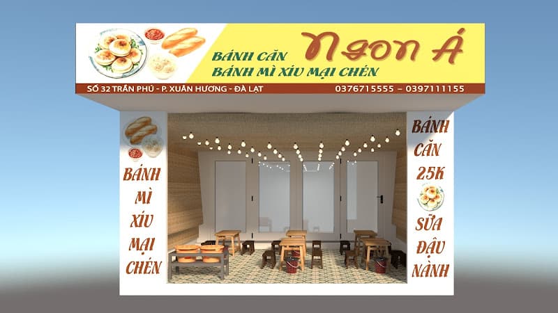 Hình ảnh Bánh Căn Bánh Mì Xíu Mại Ngon Á - 4