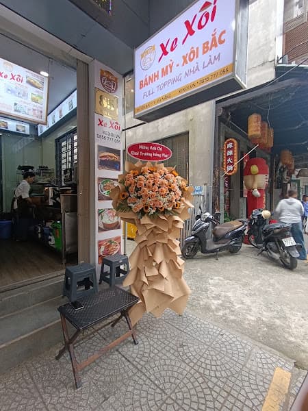 Xe Xôi - Mì Xôi Sữa ( Bánh mì, xôi, sữa đậu nành )