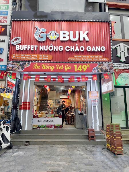 GOBUK Buffet Nướng 139K Cơ Sở 1: 282 Quang Trung, Hà Đông