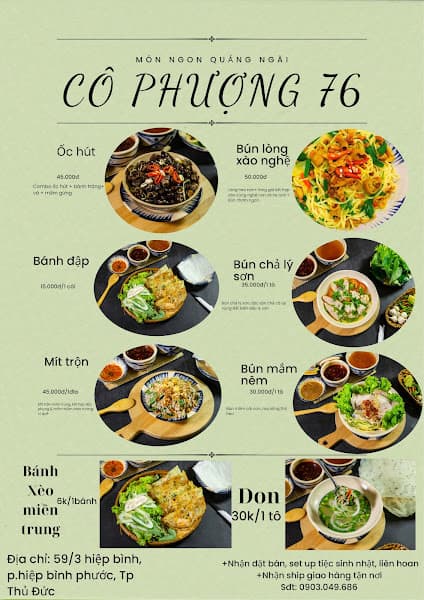 Hình ảnh Cô Phượng 76 - Món Ngon Quảng Ngãi - 5