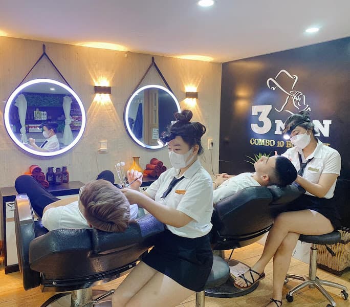 Hình ảnh Tiệm cắt tóc nam đẹp ở Pleiku Gia Lai | Salon 3man - 2