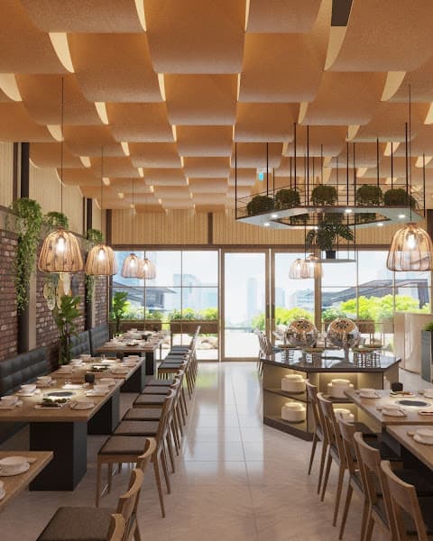 Setup thi công lẩu nướng Đà Nẵng