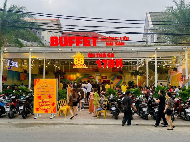 Buffet 88 - Lẩu Nướng Hải Sản - 198K