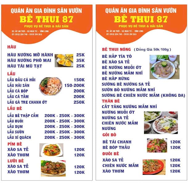 Hình ảnh QUÁN ĂN GIA ĐÌNH BÊ THUI 87 - 8