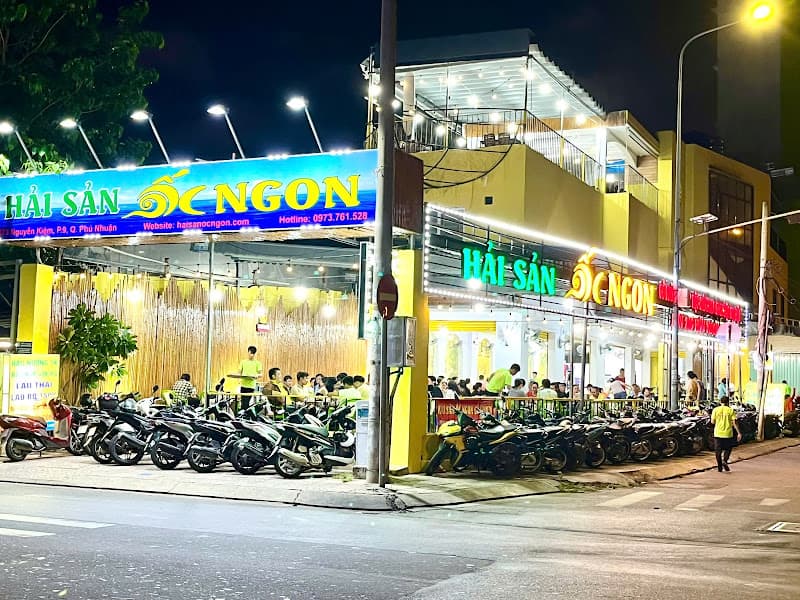 Hải Sản ỐC NGON dời về 673 Nguyễn Kiệm, P9, Phú Nhuận