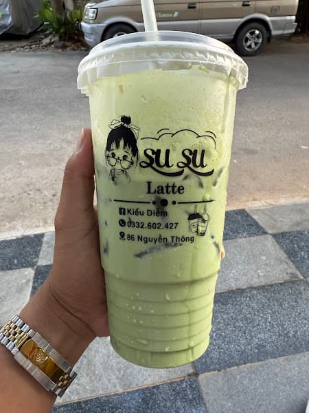 Hình ảnh Su su lattematcha - 3