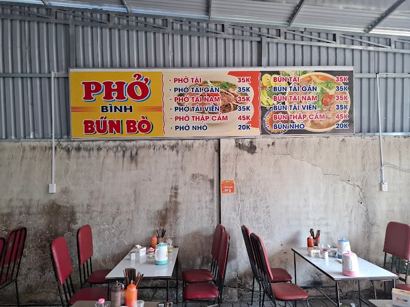 PHỞ BÌNH-BÚN BÒ