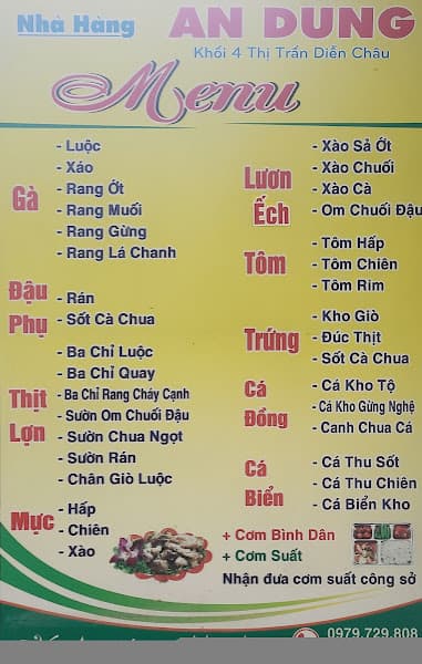 Hình ảnh Nhà Hàng AN DUNG - 2