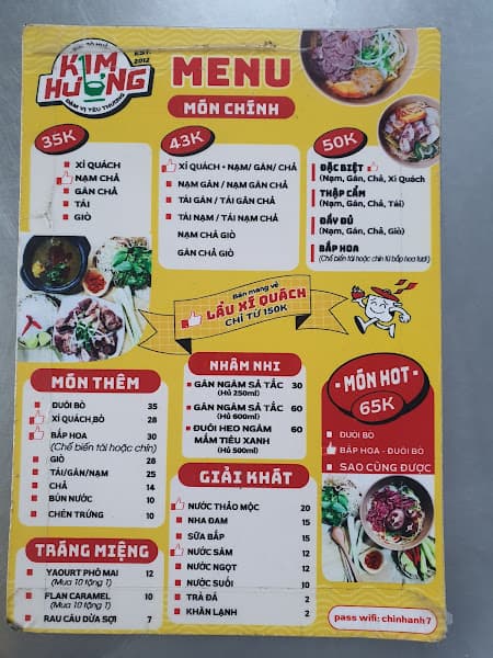 Hình ảnh Bún Bò Huế Kim Hương - 2