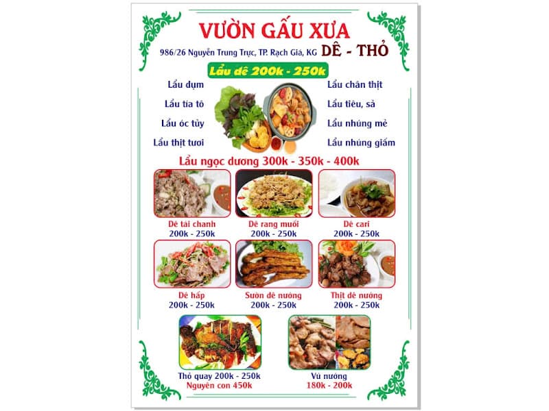 Hình ảnh Quán ăn gia đình Vườn Gấu Xưa - 2