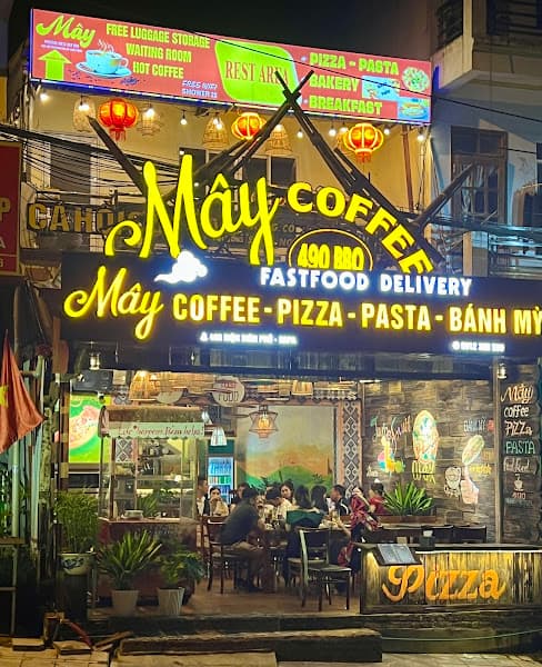 Mây coffee pizza fastfood