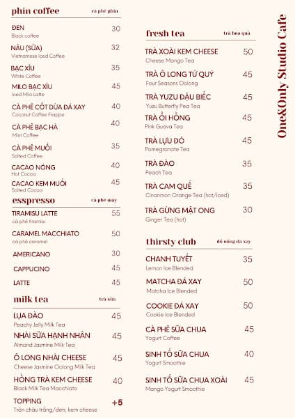 Hình ảnh One&Only Studio Cafe - 4