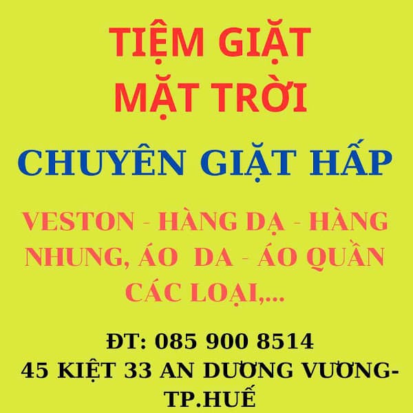 TIỆM GIẶT ỦI MẶT TRỜI