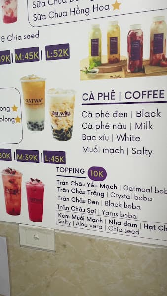 Hình ảnh Oatway - Trà Sữa & Sữa Chua Yến Mạch - Cửa Nam - 3