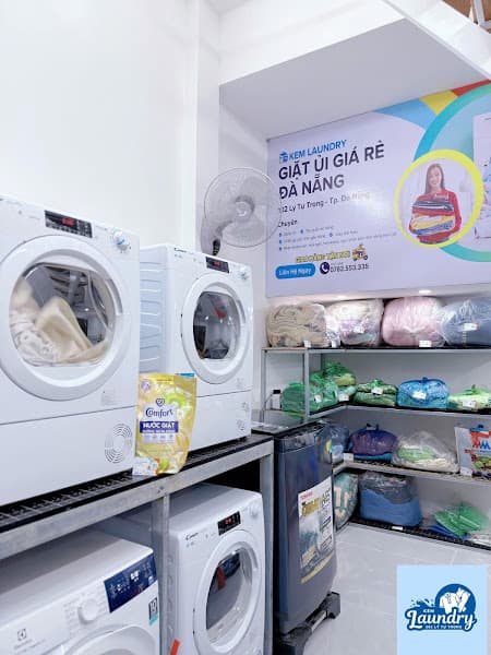 Hình ảnh Giặt Ủi Giá Rẻ Đà Nẵng - Kem Laundry - 3
