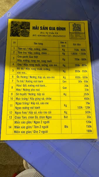 Hình ảnh Quán Hải Sản Gia Đình Trấn Vũ - 3