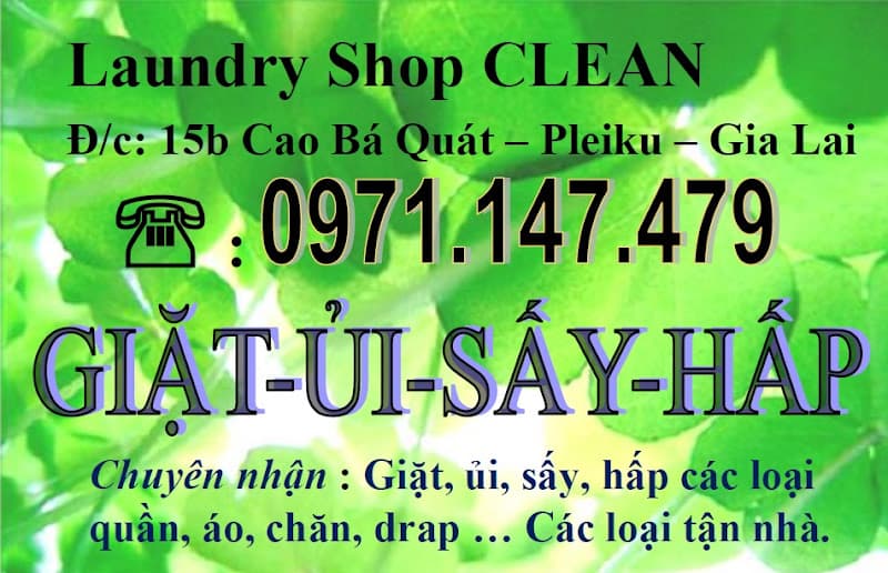 Hình ảnh GIẶT ỦI SẤY HẤP CLEAN SHOP - 2
