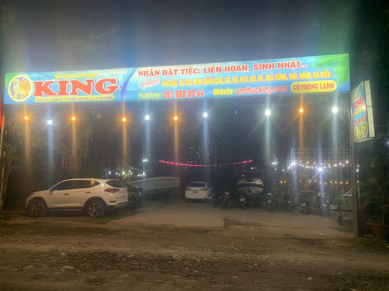 Ẩm Thực Giải Trí Ven Sông KING I Quán Hải Sản Ngon Quận 12 I Quán Nhậu Bình Dân Quận 12