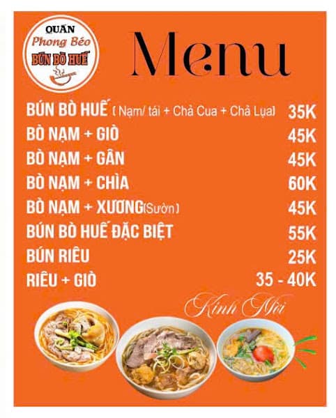 Hình ảnh Bún bò huế Phong Béo - 3
