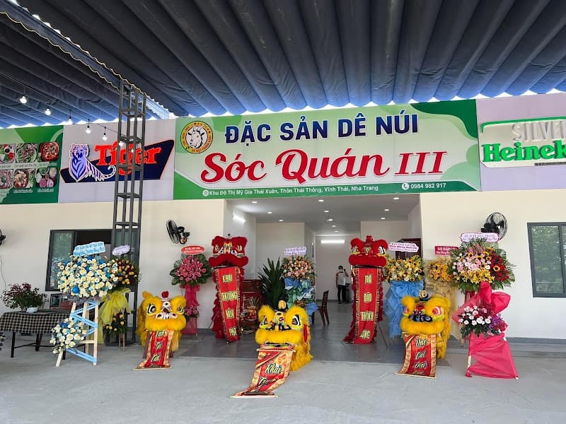 Đặc sản dê núi - Sóc Quán III