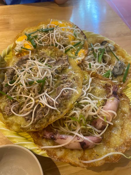 Hình ảnh Bánh hỏi cháo lòng Bánh xèo tôm nhảy Lá Food - 4
