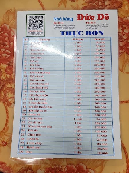 Hình ảnh Nhà Hàng Đức Dê - 3