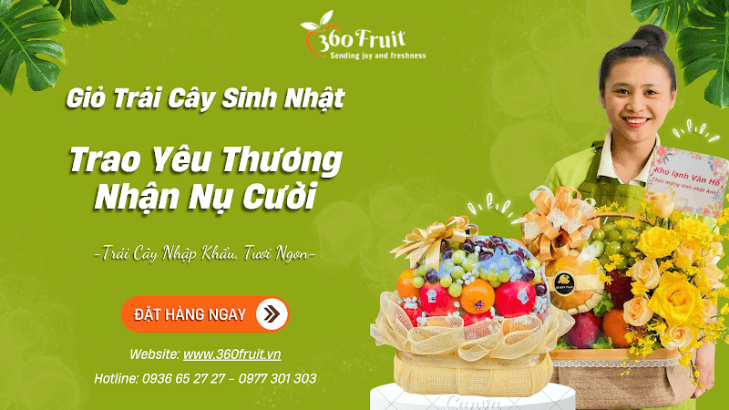 Hình ảnh Giỏ trái cây quà tặng 360 - 4