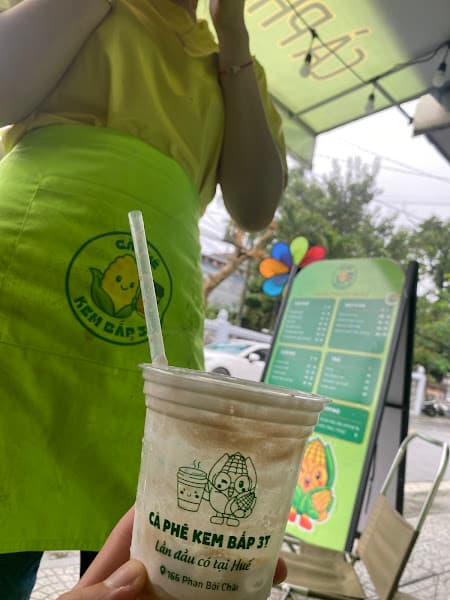 Cà phê muối đóng chai - cà phê kem bắp 3T