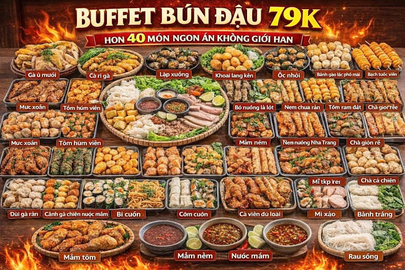 Hình ảnh Buffet Bún Đậu 79K Tắc Cậu (Bao Nước – Ăn Không Giới Hạn) - 4