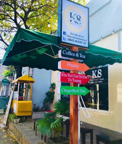 Hình ảnh K8 Coffee & Tea (Cửa hàng cà phê, trà sữa, ăn vặt, tô tượng biên hoà , đồng nai ) - 4