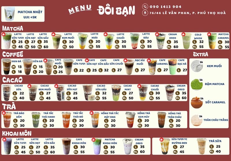 Hình ảnh Đôi Bạn Matcha, Cacao & Coffee - Lê Văn Phan - 2