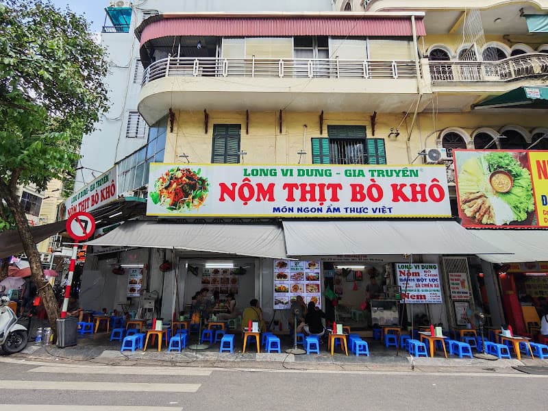 Long Vi Dung Nộm Thịt Bò Khô