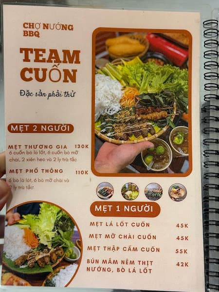 Hình ảnh Chợ Nướng BBQ - Mẹt Bò Lá Lốt, Bò Mỡ Chài - 2