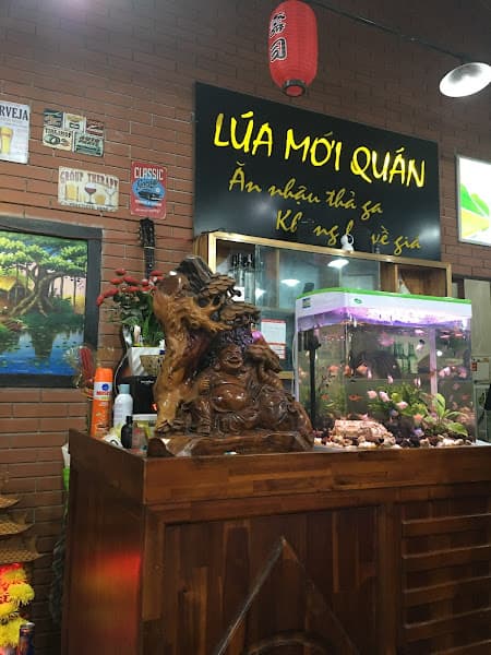 Đặc sản gà nhà, má hàm nướng muối ớt_Lúa Mới Quán