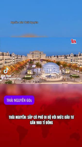 Hình ảnh Phố đi bộ Thành phố Thái Nguyên - 3