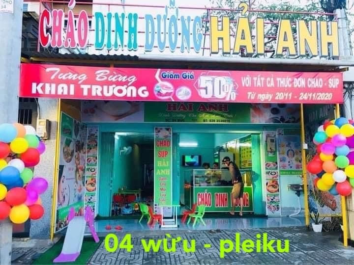 cháo dinh dưỡng hải anh gia lai