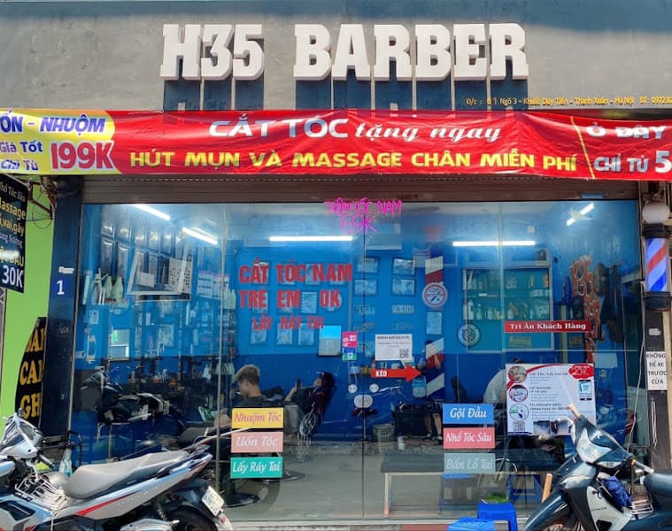Hình ảnh H35 Barber Shop - Tiệm Cắt Tóc Nam - Lấy Ráy Tai - 3